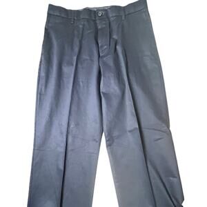 Dockers Signature Khaki Relaxed Fit Pants 34x32 Navy Blue Stretch Comfort NWT